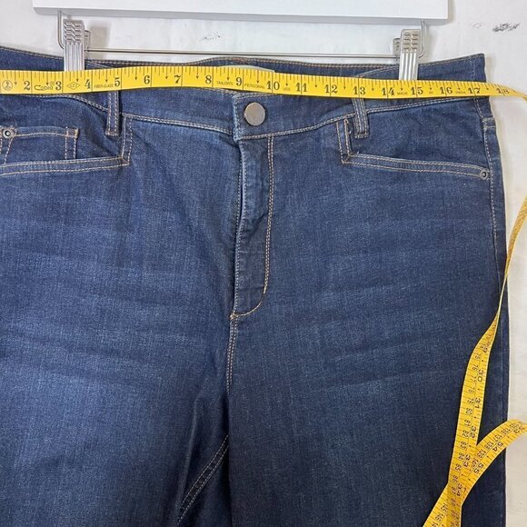 J. Jill Denim Women's Jeans Size 16 Smooth Fit Slim Ankle Medium Wash High Rise - Picture 8 of 11